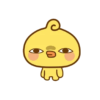 Sticker from the "Playful Piyomaru" sticker pack