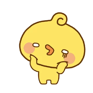 Sticker from the "Playful Piyomaru" sticker pack