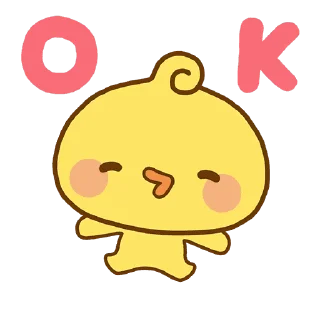 Sticker from the "Playful Piyomaru" sticker pack