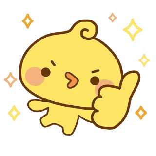 Sticker from the "Playful Piyomaru" sticker pack