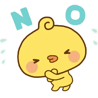 Sticker from the "Playful Piyomaru" sticker pack