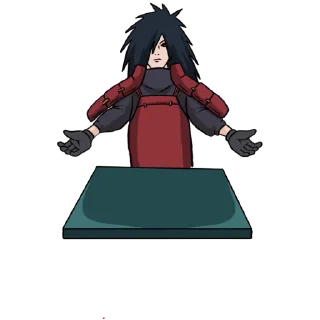 Sticker from the "Madara Uchiha | Мадара Учиха" sticker pack