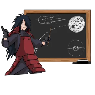 Sticker from the "Madara Uchiha | Мадара Учиха" sticker pack