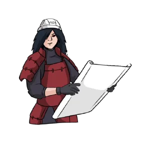 Sticker from the "Madara Uchiha | Мадара Учиха" sticker pack