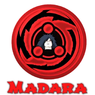 Sticker from the "Madara Uchiha | Мадара Учиха" sticker pack