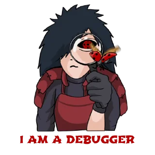 Sticker from the "Madara Uchiha | Мадара Учиха" sticker pack