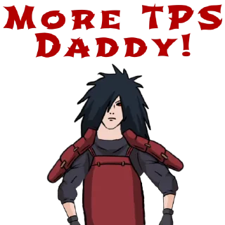 Sticker from the "Madara Uchiha | Мадара Учиха" sticker pack