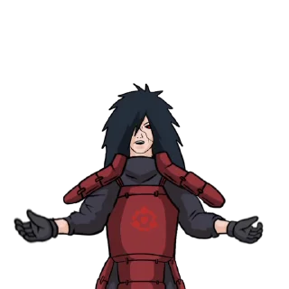 Sticker from the "Madara Uchiha | Мадара Учиха" sticker pack