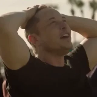 Стикер из набора "The great Elon Musk emotes 2"