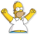 Telegram sticker pack "Homer Simpson"