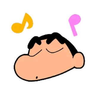 Sticker from the "Shinchan" sticker pack