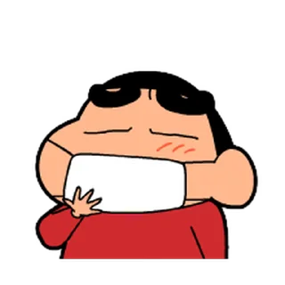 Sticker from the "Shinchan" sticker pack