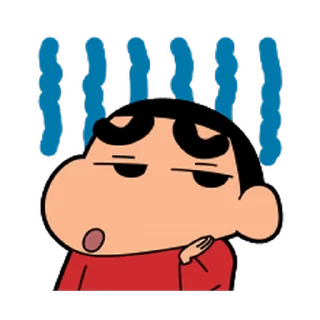 Sticker from the "Shinchan" sticker pack