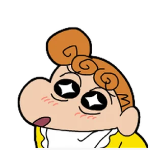 Sticker from the "Shinchan" sticker pack