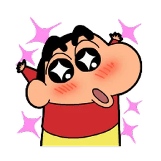 Sticker from the "Shinchan" sticker pack