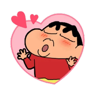 Sticker from the "Shinchan" sticker pack