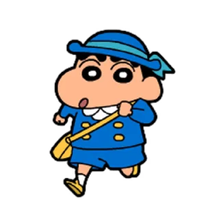 Sticker from the "Shinchan" sticker pack