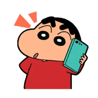 Sticker from the "Shinchan" sticker pack