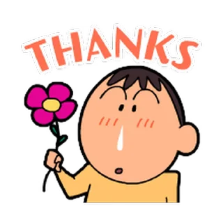 Sticker from the "Shinchan" sticker pack