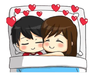 Sticker from the "Lovely Couple" sticker pack