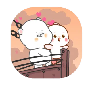 Telegram sticker pack "Molly & Peter"