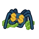 Sticker from the "Arachnid" sticker pack