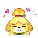 Sticker from the "Isabelle" sticker pack