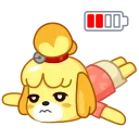 Sticker from the "Isabelle" sticker pack