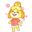 Sticker from the "Isabelle" sticker pack