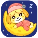 Sticker from the "Isabelle" sticker pack