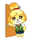 Sticker from the "Isabelle" sticker pack