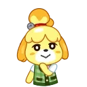 Sticker from the "Isabelle" sticker pack