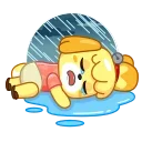 Sticker from the "Isabelle" sticker pack