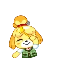 Sticker from the "Isabelle" sticker pack