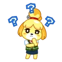 Sticker from the "Isabelle" sticker pack