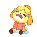 Sticker from the "Isabelle" sticker pack