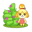 Sticker from the "Isabelle" sticker pack