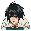 Sticker from the "Death Note" sticker pack