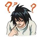 Sticker from the "Death Note" sticker pack