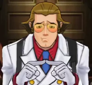 Sticker from the "Ace Attorney for ur soul" sticker pack