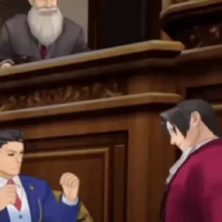 Стикер из набора "Ace Attorney for ur soul"