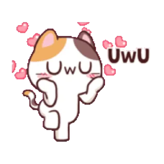 Sticker from the "Meong the Meme Cat" sticker pack