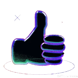 Sticker from the "NEON EMOJIS" sticker pack