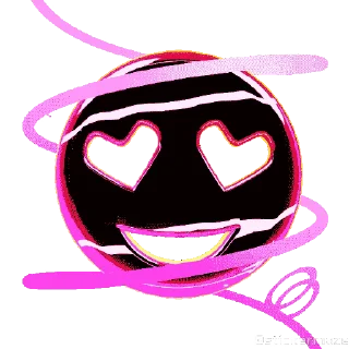 Sticker from the "NEON EMOJIS" sticker pack