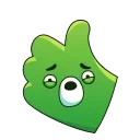 Sticker from the "Midori Kuma" sticker pack