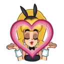 Sticker from the "Bucky & Becky" sticker pack