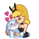 Sticker from the "Bucky & Becky" sticker pack