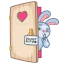 Sticker from the "Bucky & Becky" sticker pack