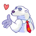 Sticker from the "Polar Bear" sticker pack