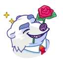 Sticker from the "Polar Bear" sticker pack